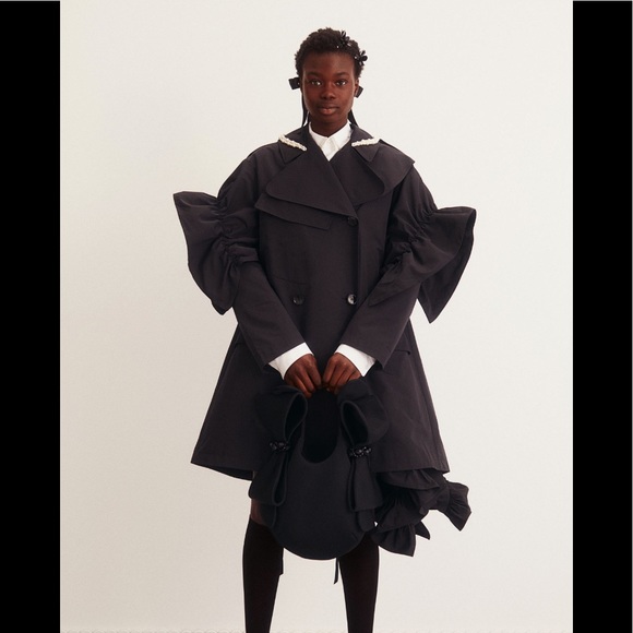 HM x Simone Rocha Oversized A line coat size S - Picture 2 of 8